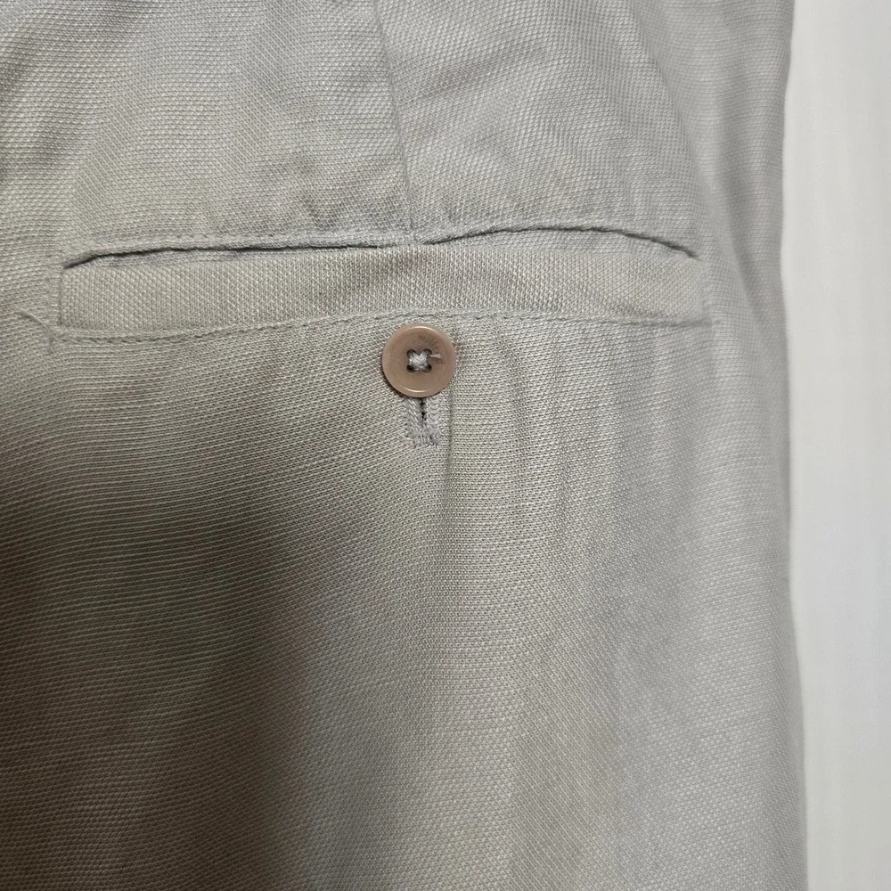 Aritzia Wilfred Allant‎ Linen Blend Tie Waist Pleated Trouser Sz 4 Quiet Luxury